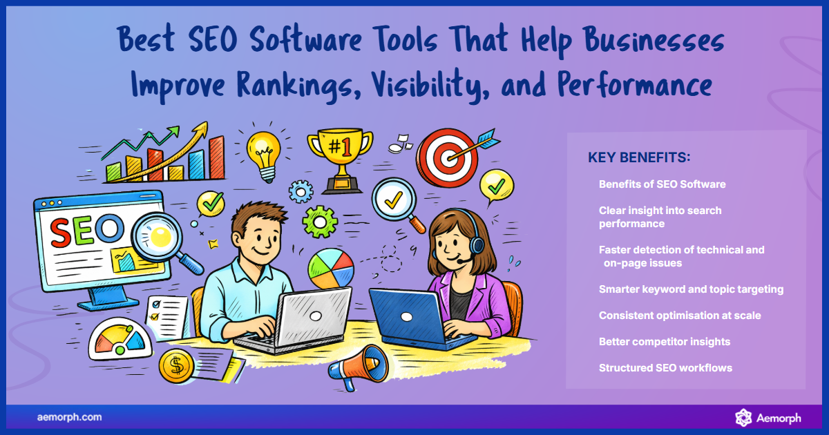 SEO software for rankings, visibility, keywords and performance
