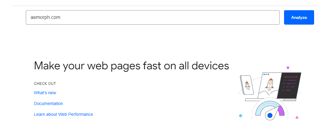 How to check page speed 1