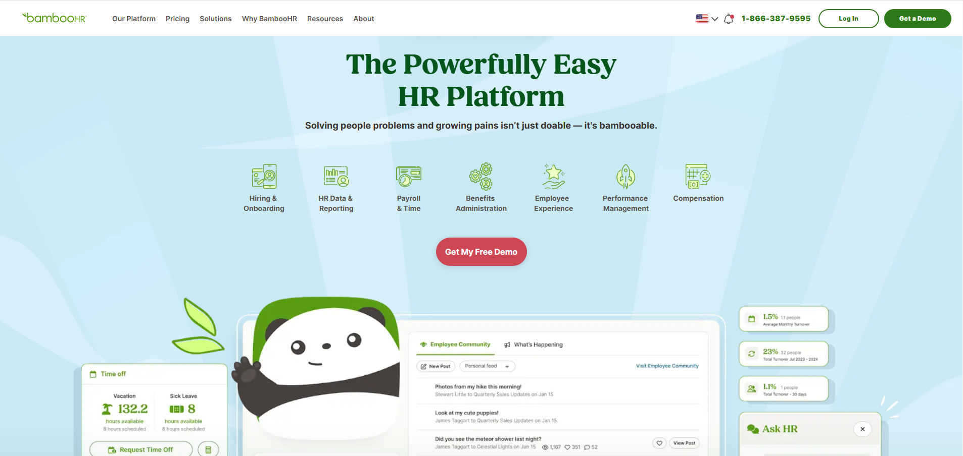 BambooHR Tool Homepage