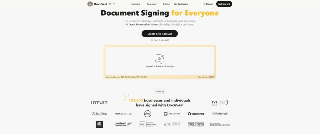 DocuSeal with Self-hosted deployment