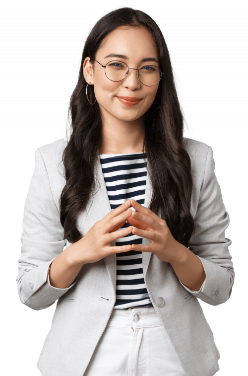 business-finance-employment-entrepreneur-money-concept-creative-young-asian-businesswoman-have-smart-idea-thinking-scheming-prepare-plan-squinting-camera-interested 1