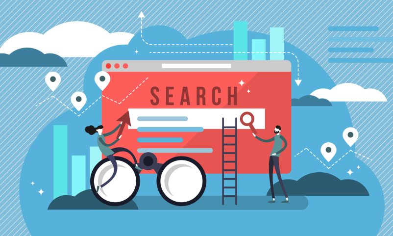 An illustration of search result with featured snippet