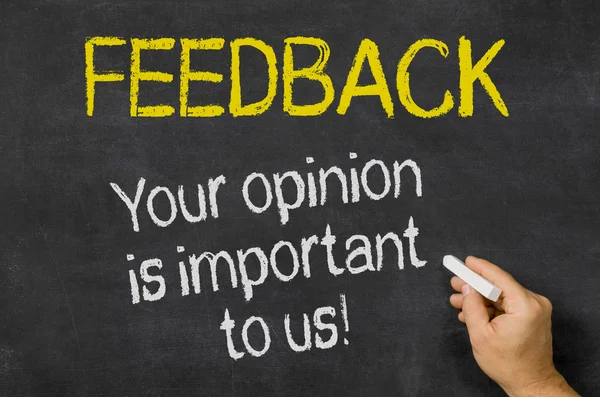 Feedback - Your opinion is important to us 