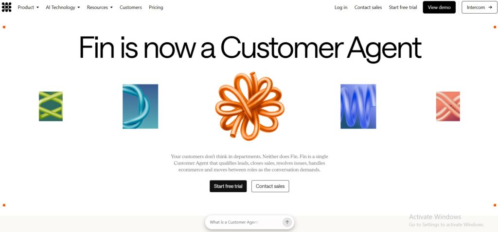 Fin Homepage