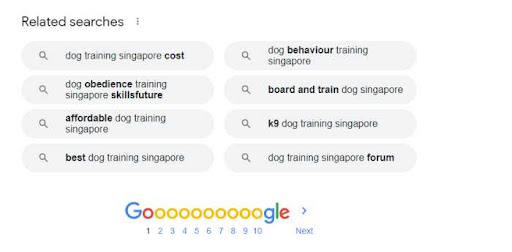 Snip image of google showing FAQs