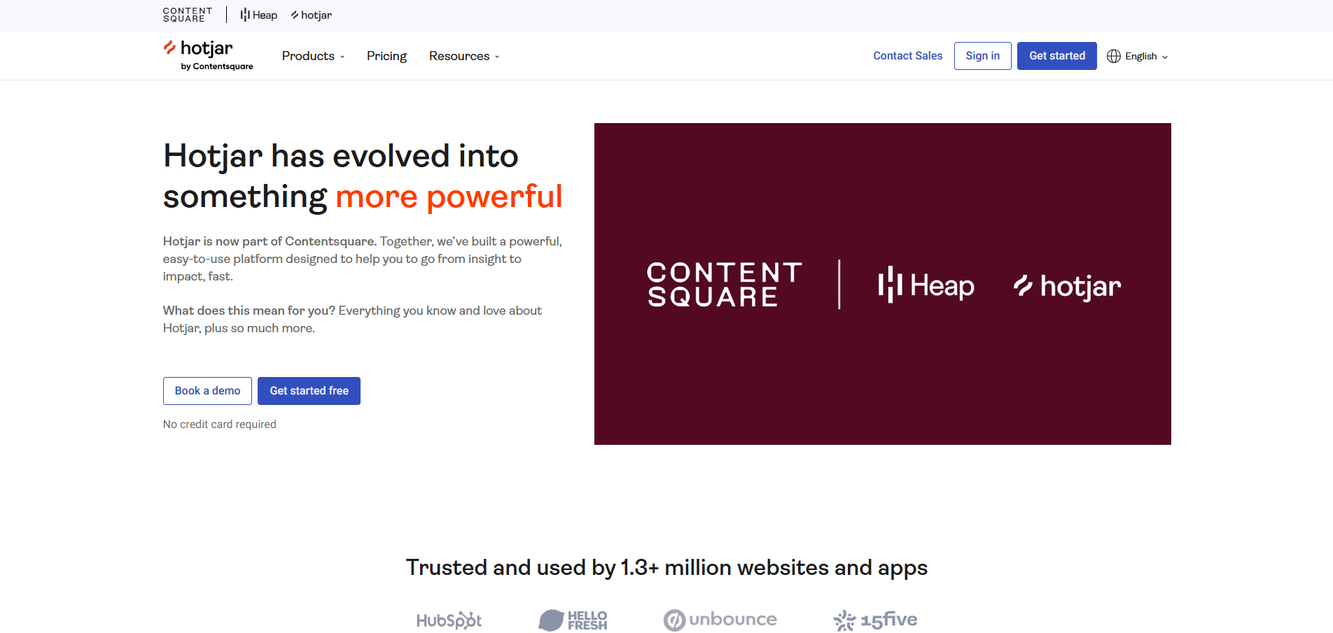 Hotjar Homepage