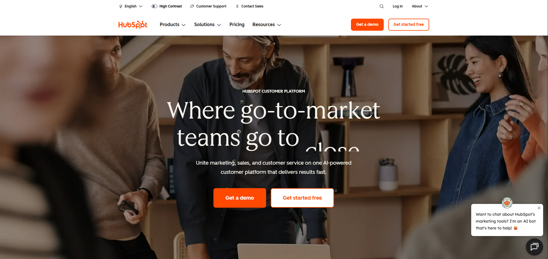 Hubspot Audience Segmentation Tool Homepage