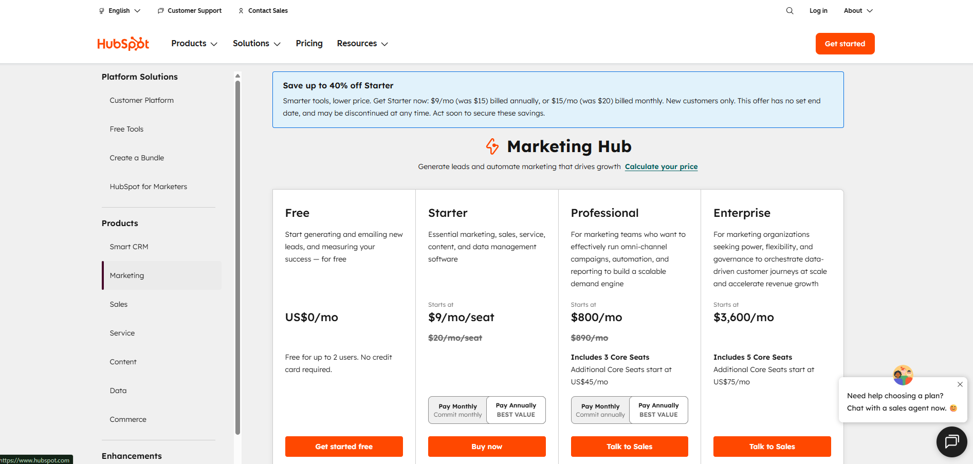Hubspot Audience Segmentation Tool Pricing