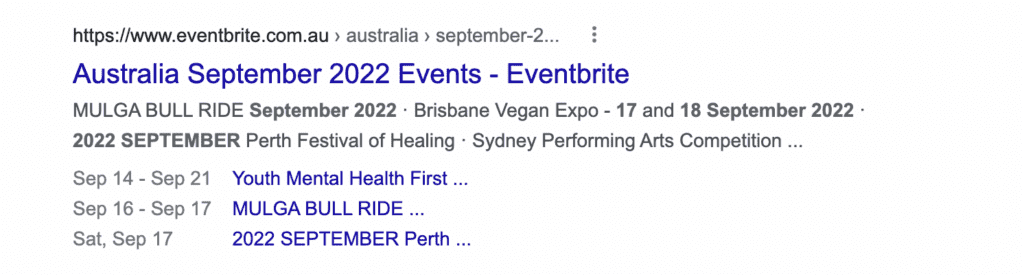 ví dụ về events snippet