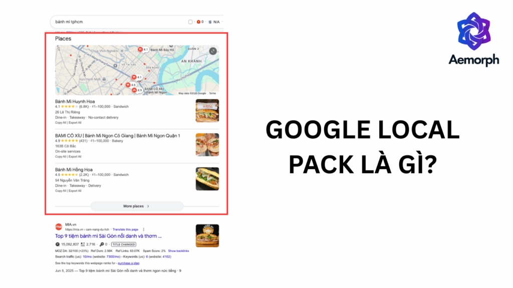google local pack là gì