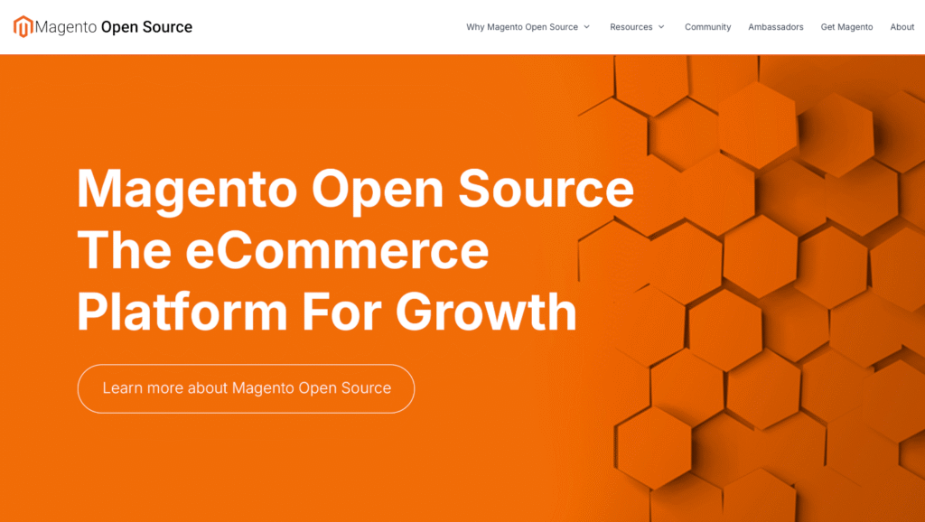 screenshot giao diện nền tảng seo ecommerce magento