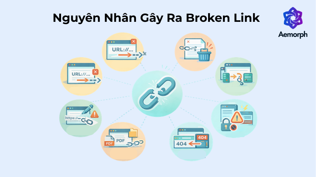 các nguyên nhân phổ biến gây ra broken link