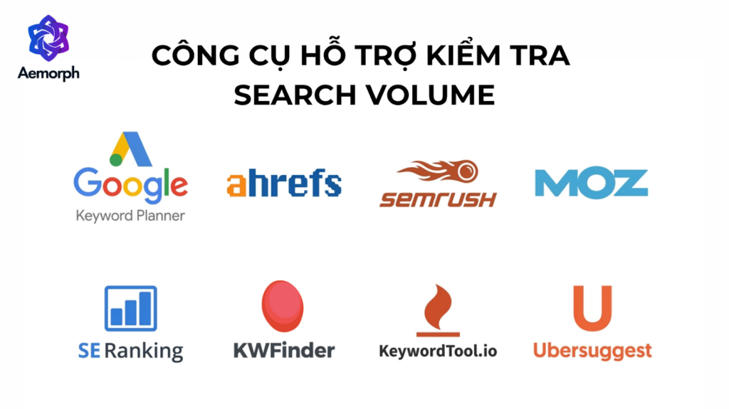 các công cụ hỗ trợ kiểm tra search volume