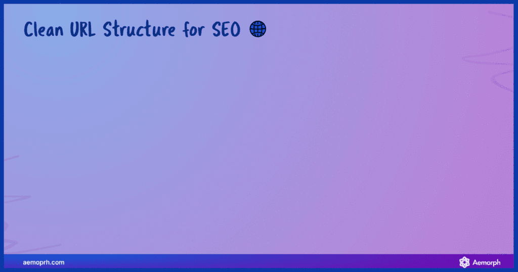 clean and SEO-friendly URL structure