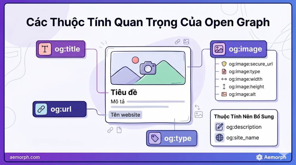 các thuộc tính quan trọng của open graph