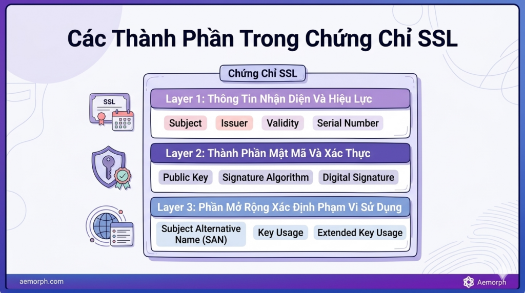 các thành phần trong chứng chỉ ssl