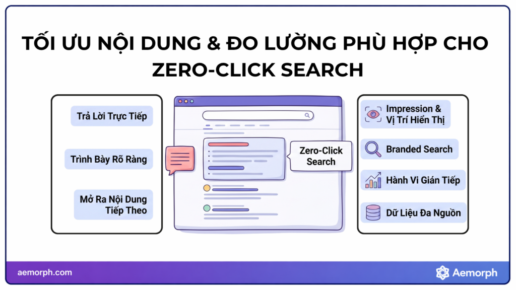tối ưu nội dung và đo lường phù hợp cho zero-click search