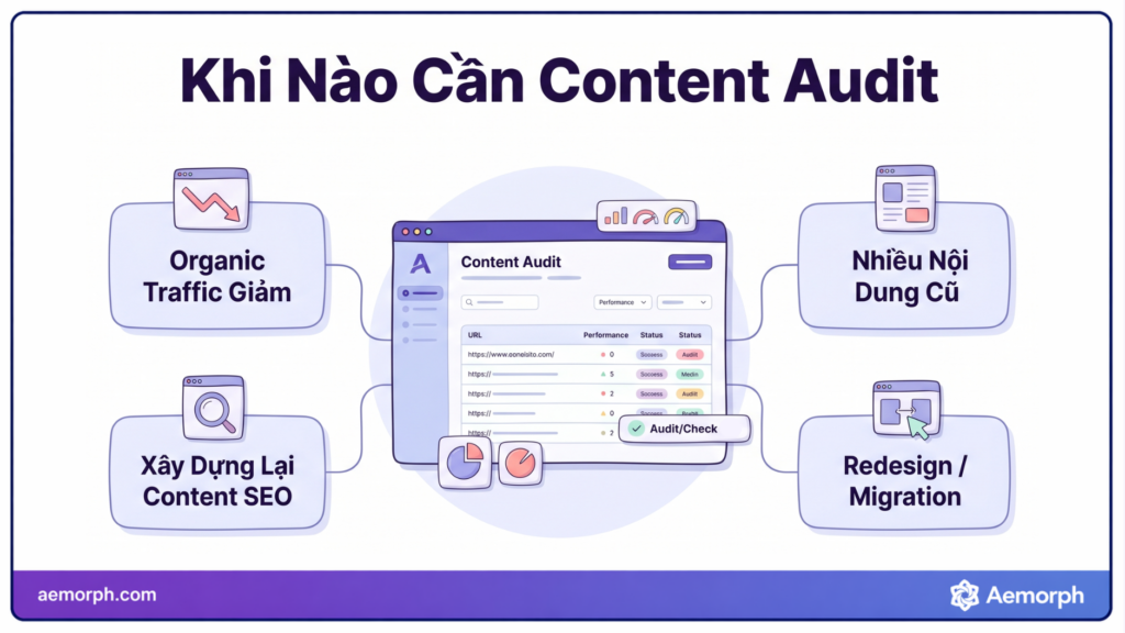 khi nào cần content audit