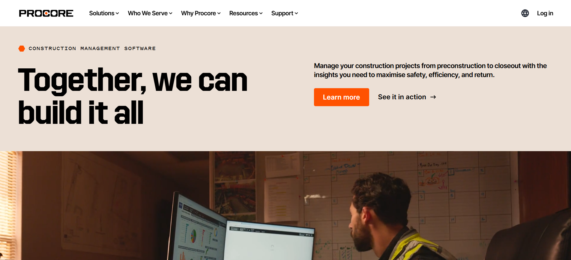 Procore Webpage