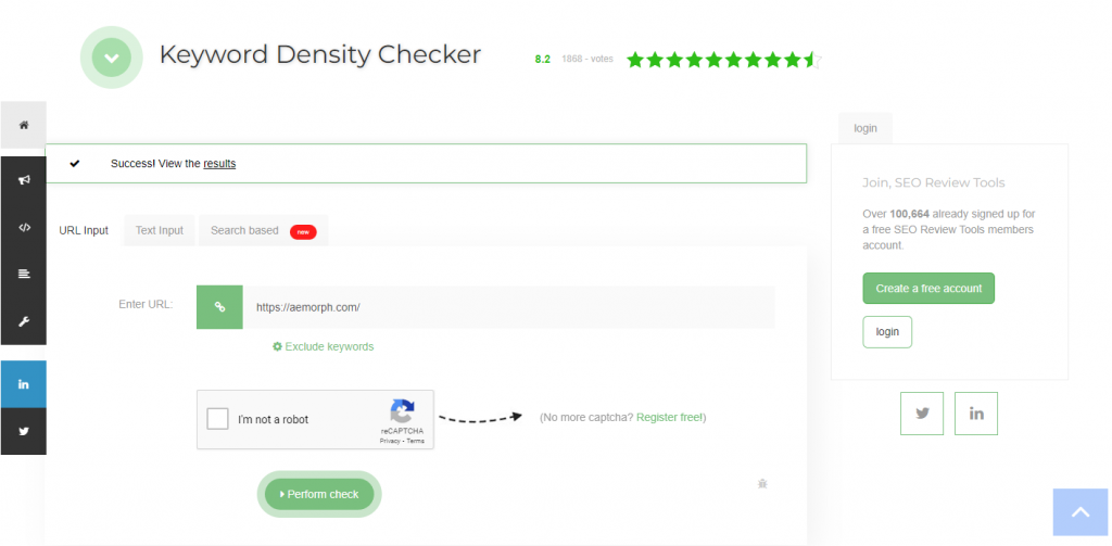 Keyword Density Checker Tool