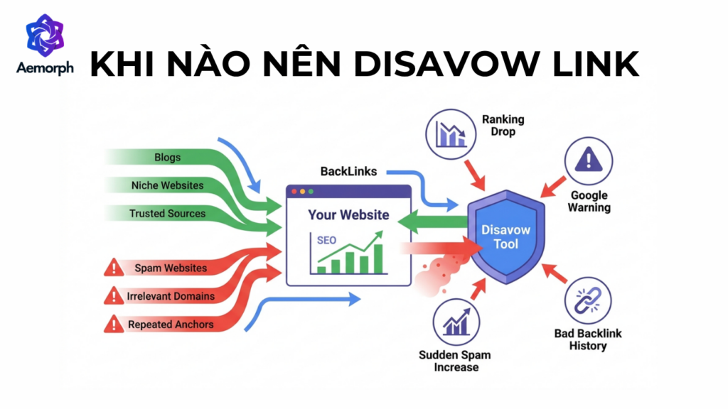 khi nào nên disavow link