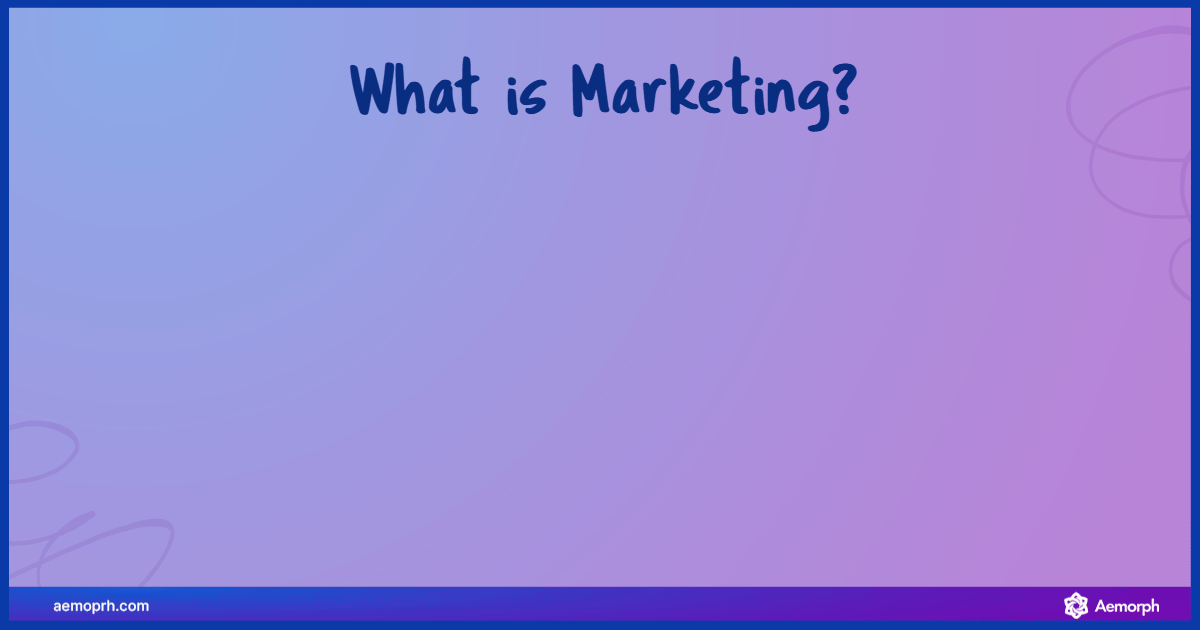 A visual diagram showing marketing at the center of business functions like product development, branding, sales, and customer engagement.