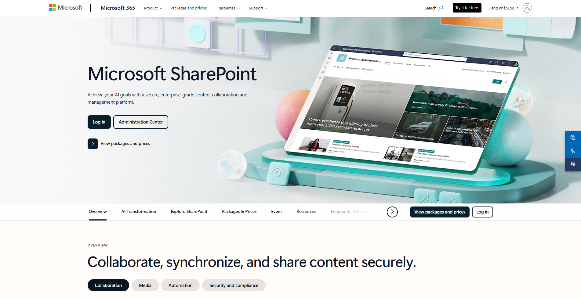 Microsoft Teams Sharepoints Homepage