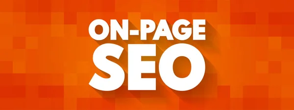 on-page seo