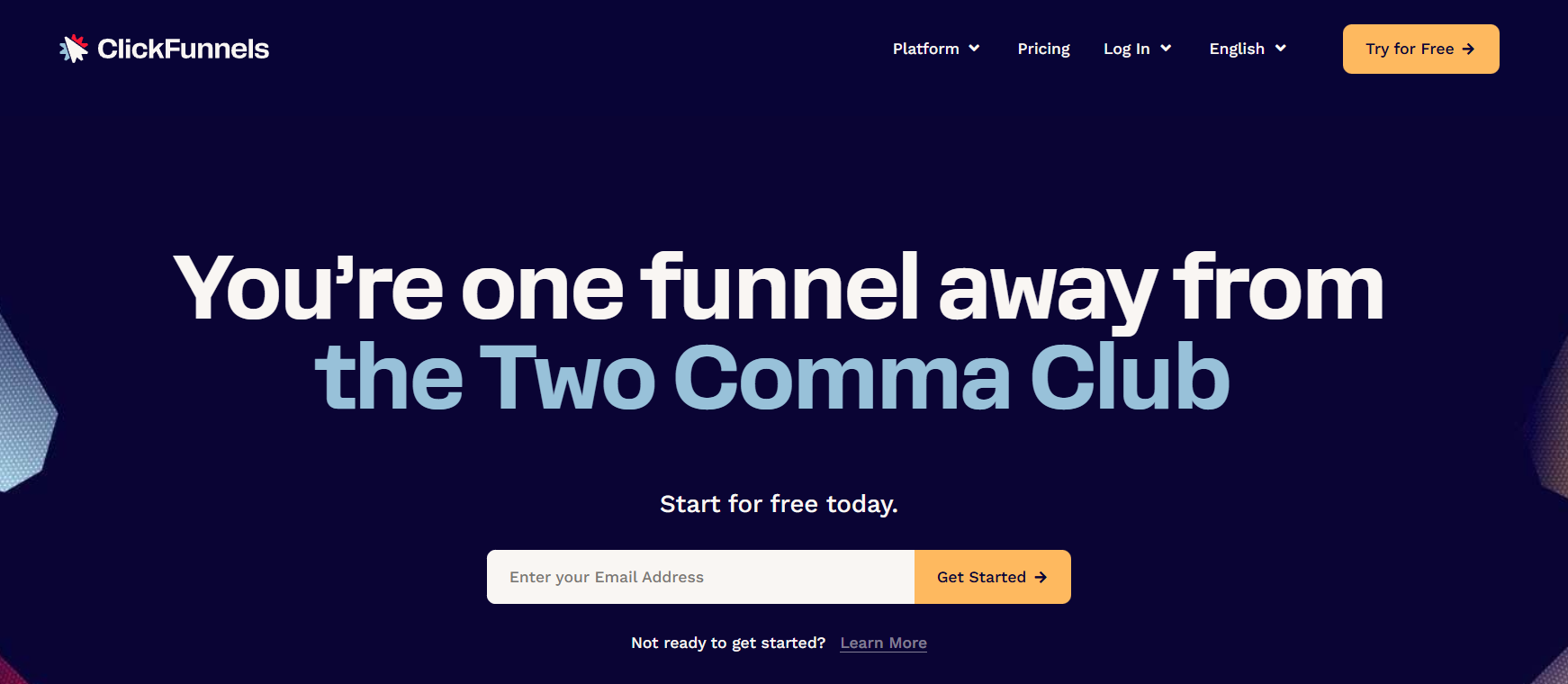 ClickFunnels webpage