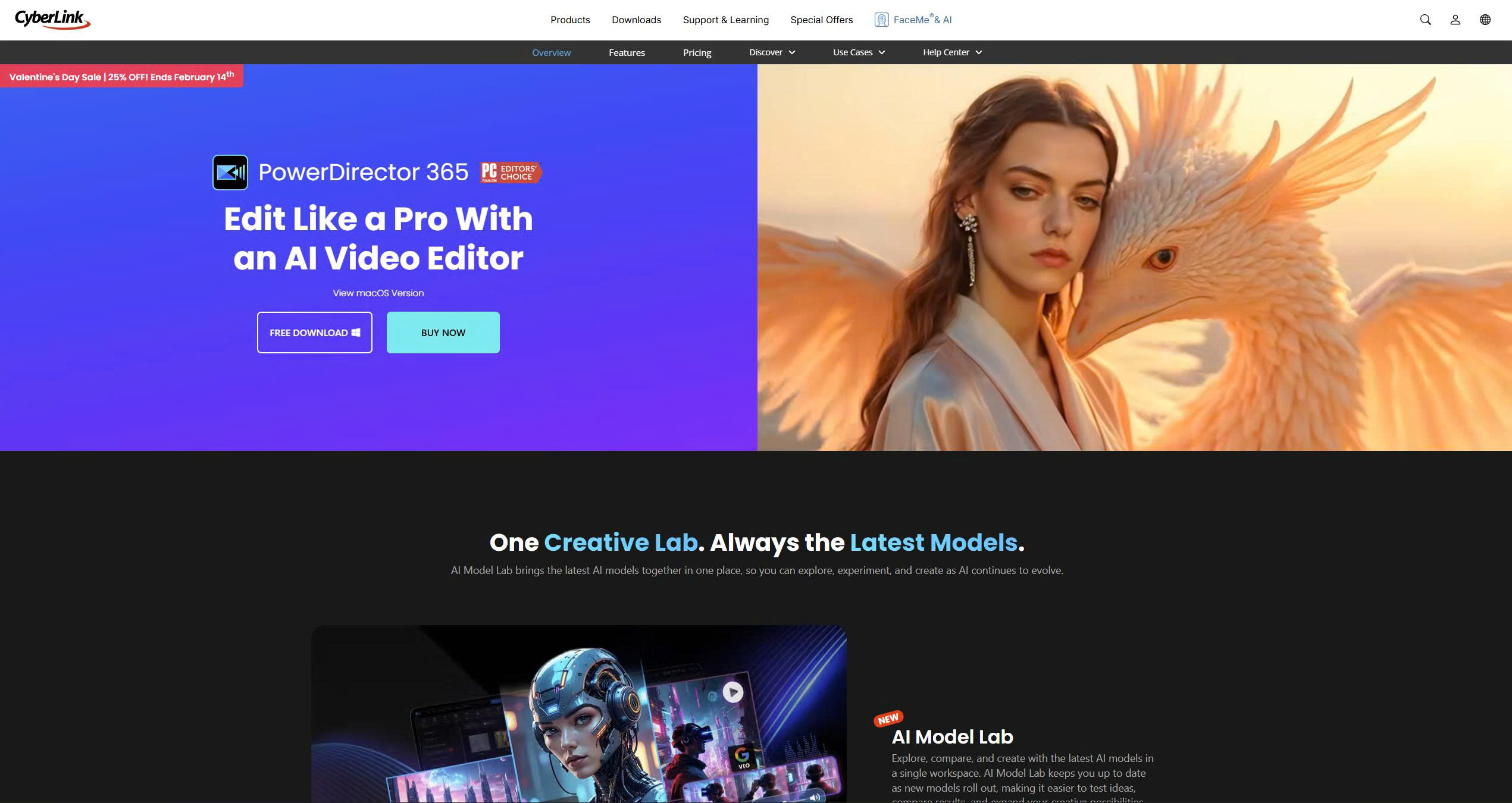PowerDirector Homepage