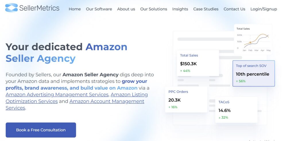 SellerMetrics Homepage