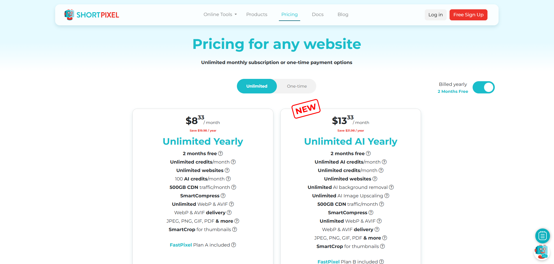 ShortPixel Pricing