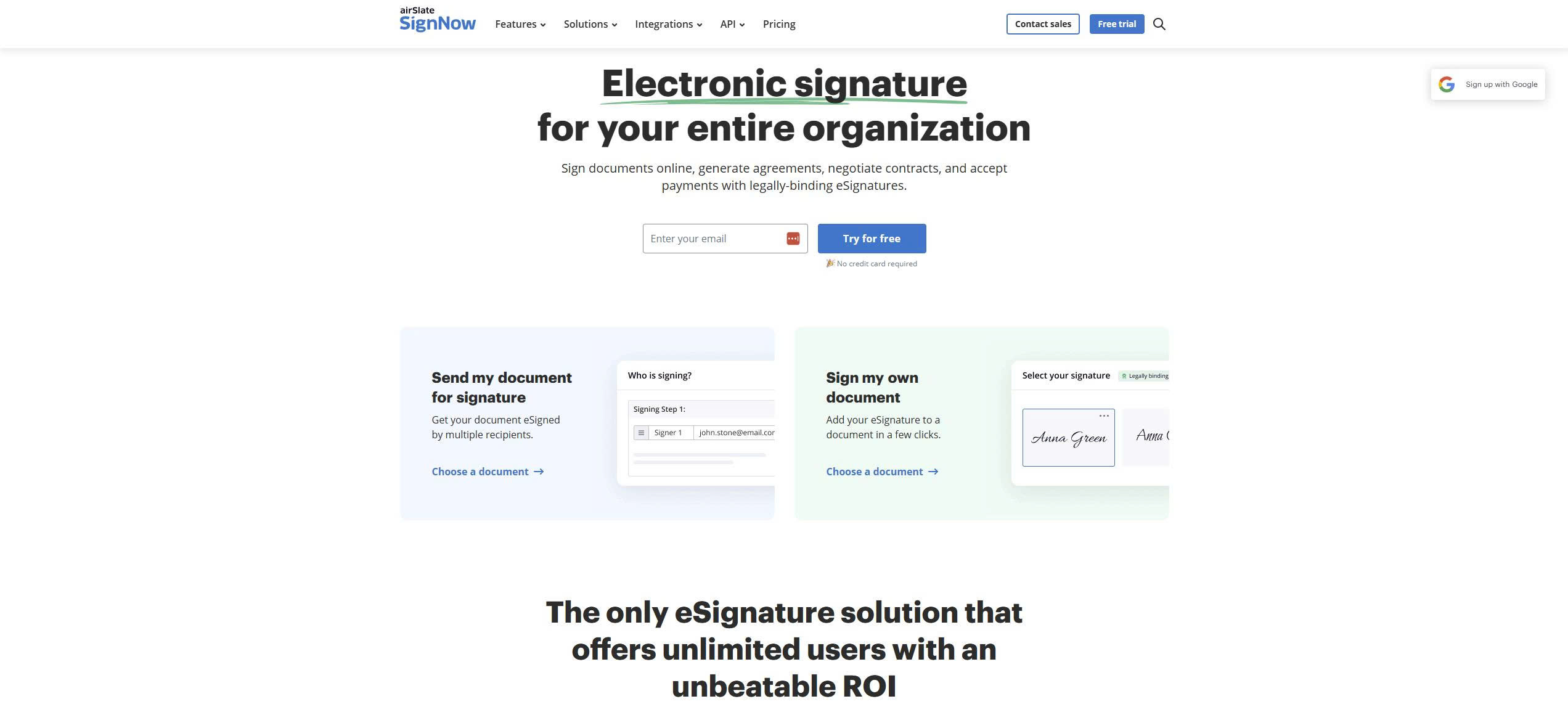 SignNow Tool With Bulk Sending And Workflow Automation