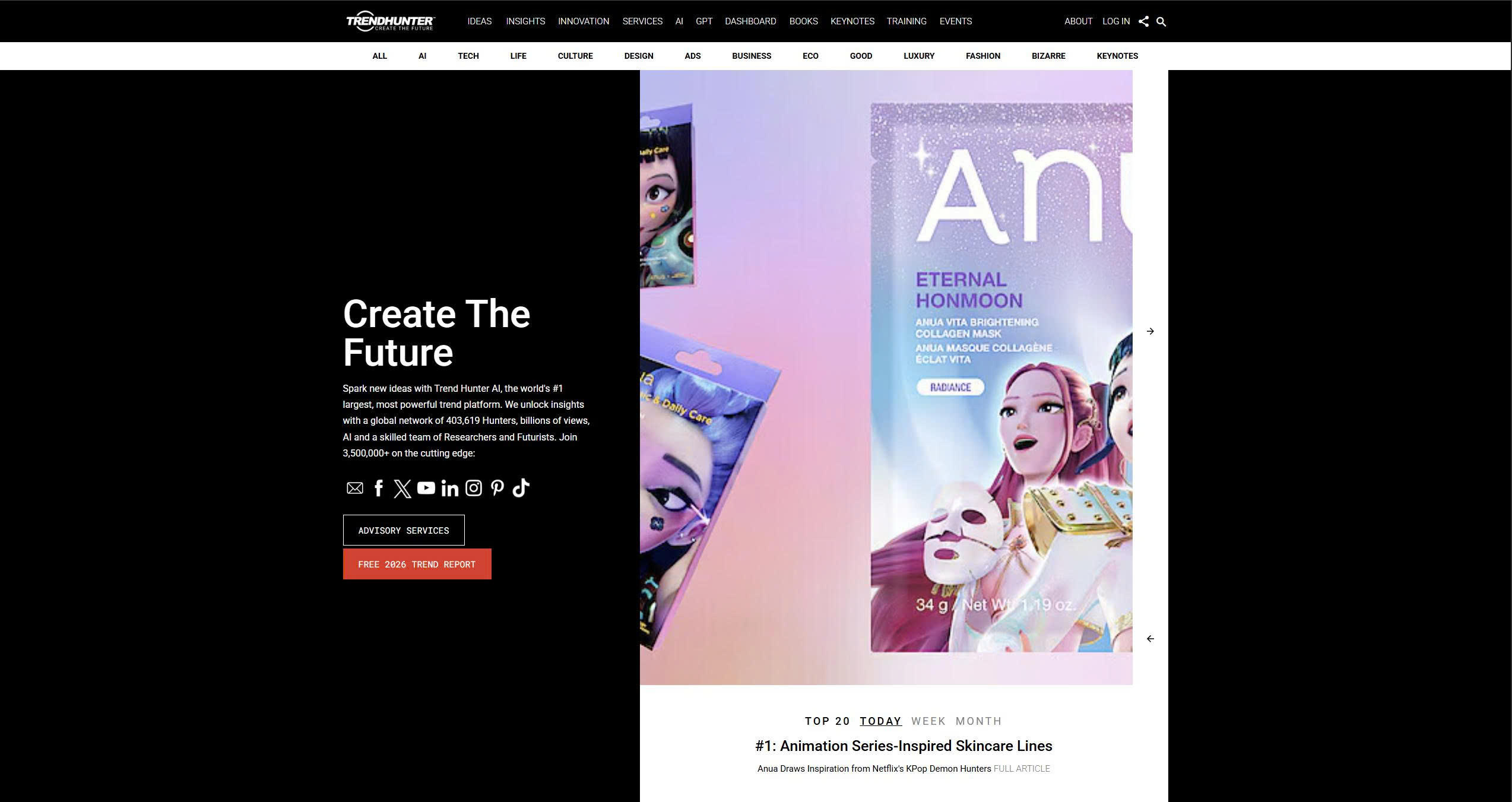 TrendHunter Homepage