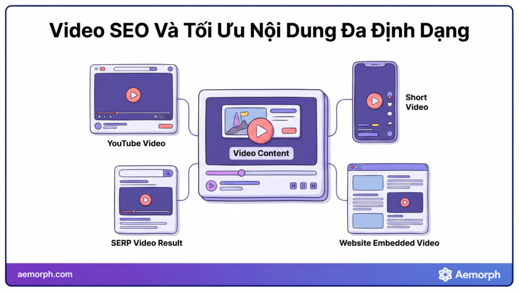 tối ưu nội dung đa định dạng và video seo